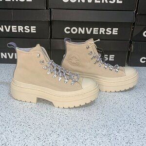 Converse Chuck Taylor All Star Lugged Heel WATERPROOF Platform Boots 8.5